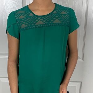 Dark Green Blouse